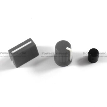 10PCS Rotary Knob+10PCS Fader Cap For Rane Mixer TTM 57 61 62 64 68 (Gray)