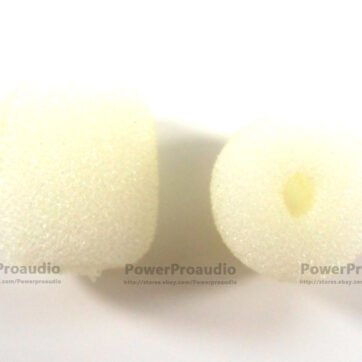 10pcs Mini Beige Foam Covers Windscreen Windshield for Beige Headset Microphone