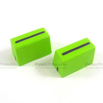 20pcs Channel Crossfader Fader Cap Knob For RANE 56 RANE TTM56 TTM 56s(green)