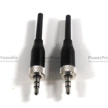 10pcs black 3.5mm Stereo Screw Lock Connector for Sennheiser EW100 EW300 EW500