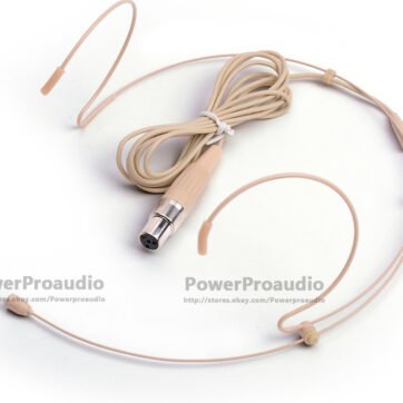 10x 4PIN Connector Earhook Headset Microphone For  Wireless BodyPack