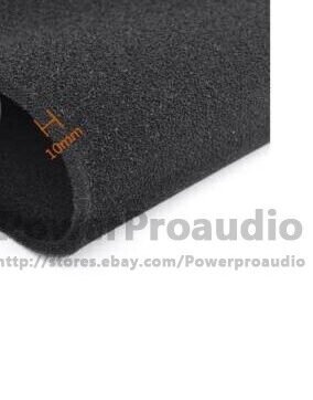 1 Pc DJ Speaker Woofer Cabinet Grill Black Foam 1.5M x 1.0Mx 10mm (L x W x H)