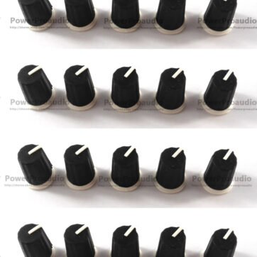 500PCS  EQ Rotary Knob DAA1176 DAA1305 BLACK For Pioneer DJM800 900 2000 NXS