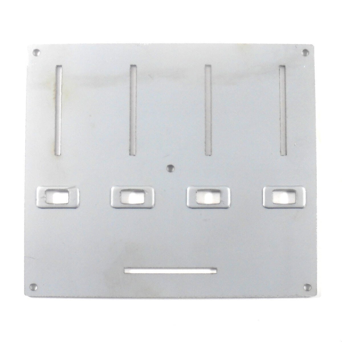 2PCS DNB1154 Metal Control Panel Silver Faceplate For Pioneer DJM-700-K Silver