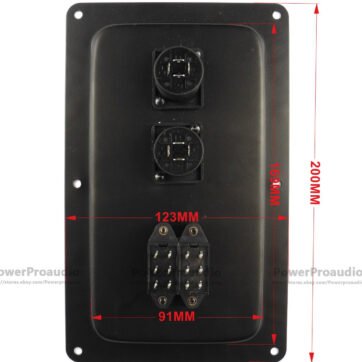 Compatible Back Panel W/ Connectors & Switch Replacement Part For JBL SRX715