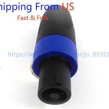 10pcs/lot 4-core speaker plug Speakon connector for Neutrik NL4FC Professional