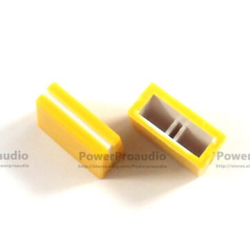 10PCS REPLACEMENT CROSSFADER KNOB FOR PIONEER DJM800 DJM700 DAC2371 Yellow